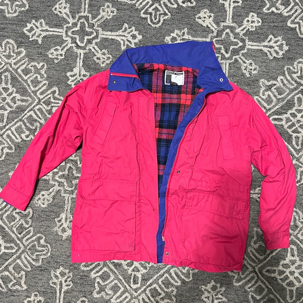 Vintage Purple and Pink Windbreaker
